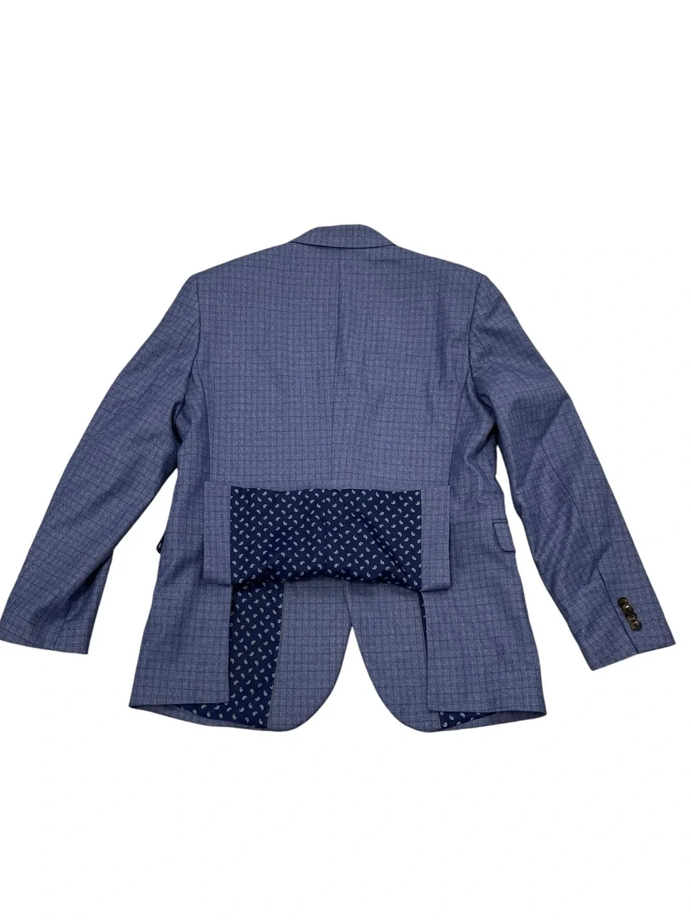 Johnston & Murphy Blue Blazer Men’s M Slim Fit Stretch Sport Coat Double Vent